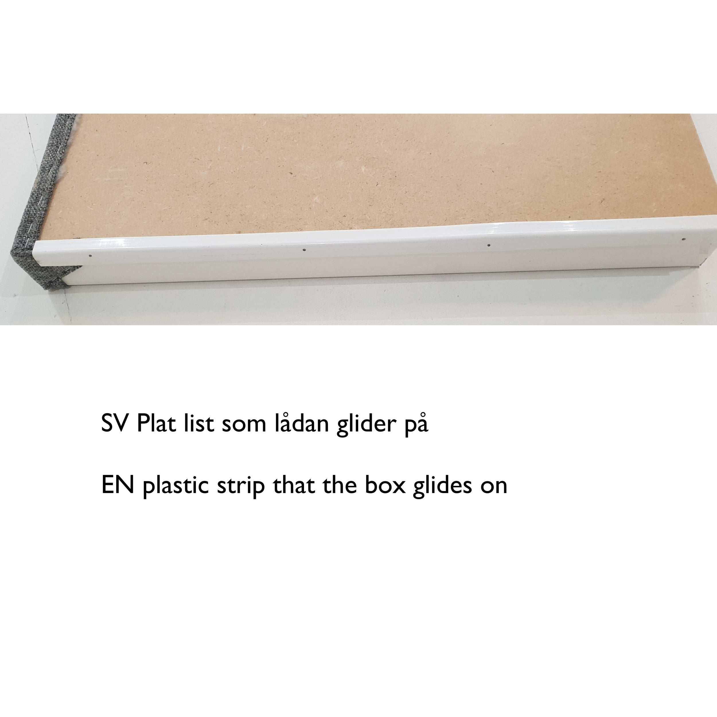 Slimminge sengeskuffe detalje